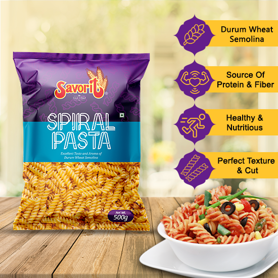 Savorit Durum Wheat Pasta 500g (Spiral)